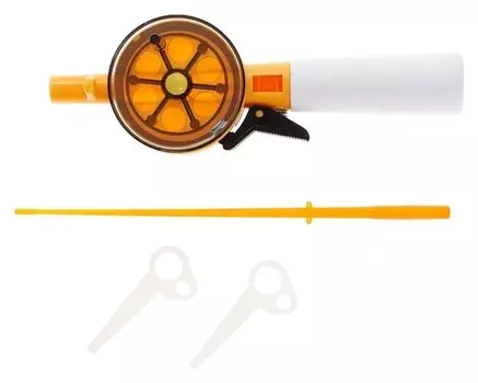 Удочка зимняя Пирс, пк55 - С, со средней пенопластовой ручкой, открытая катушка