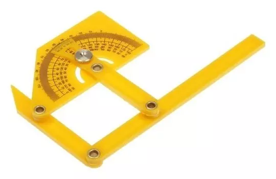 Угломер-квадрант Tundra, пластиковый, 90 - 155 мм
