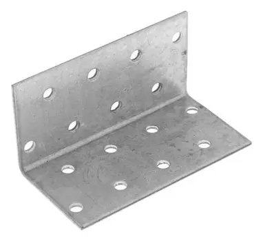 Уголок крепёжный Tundra, 40 х 40 х 80 х 2 мм, оцинкованный, в упаковке 1 шт.