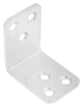 Уголок мебельный Tundra, 42х42х30х2.3 мм, цинк, в упаковке 1 шт.