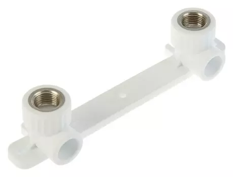 Уголок установочный для смесителя Valfex, на планке, D=20 мм, 1/2"