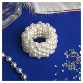 Украшение для хвоста "Жемчужное" 4 см