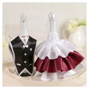 Украшение на шампанское "Элит", марсала