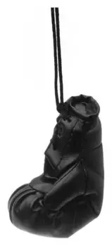 Украшение на зеркало "Боксерская перчатка", черный