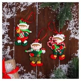 Украшение ёлочное "Эльф" 7,5х11 см