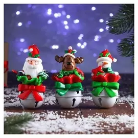 Украшение ёлочное "Новогодний бубенчик" 5х10 см