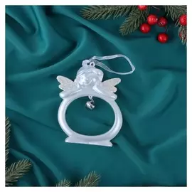 Украшение ёлочное "Снеговик-пузатик" 9,5х11 см