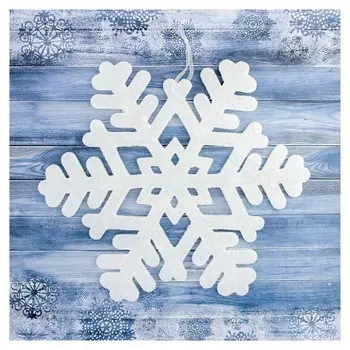 Украшение ёлочное "Снежинка блеск" D-30 см