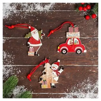 Украшение ёлочное "Волшебные мгновенья" 6,5х10 см