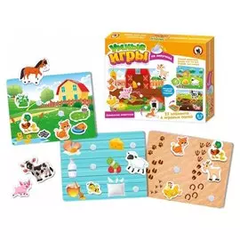 Умные игры на липучках Домашние животные