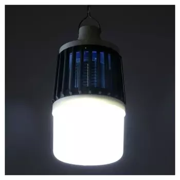 Уничтожитель насекомых Lri-37, портативный, фонарь, от Usb, акб, серый