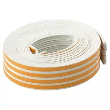 Уплотнитель, 24 м, профиль "E", белый