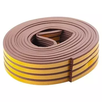 Уплотнитель, 24 м, профиль "E", коричневый