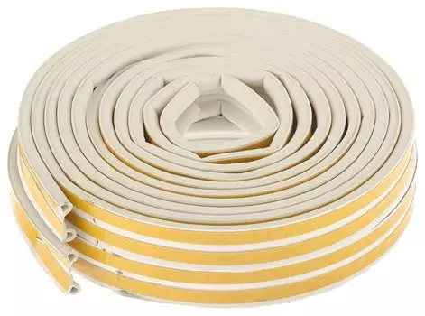 Уплотнитель, 6 м, профиль "P", белый