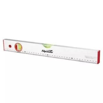 Уровень алюминиевый, 1000 мм, 2 глазка, линейка