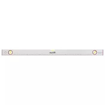 Уровень алюминиевый, 800 мм, 3 глазка, линейка