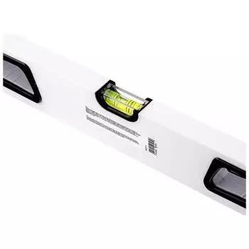 Уровень алюминиевый, 800 мм, усиленный, рукоятки, фрезерованный, 3 глазка, магнитный