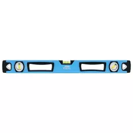 Уровень алюминиевый, двуручный, 1200 мм, профиль 1.6 мм, фрезеров, ударопрочные заглушки, 3 глазка