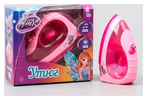 Утюг игрушечный Маленькая хозяйка, феи Винкс: Блум, световые и звуковые эффекты