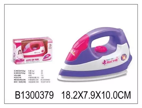 Утюг (свет, звук) в коробке 18,2*7,9*10 см