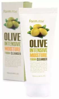 Увлажняющая очищающая пенка с экстрактом оливы
