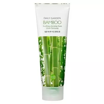 Увлажняющая пенка для лица с бамбуком Daily Garden Bamboo Soothing cleansing foam from Damyang