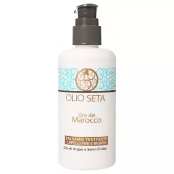 Увлажняющий кондиционер для тонких и светлых волос с маслом арганы и семян льна (Объем 250 мл)