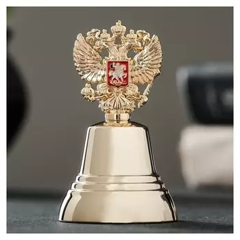 Валдайский колокольчик с ручкой двуглавый орел, D - 5 см