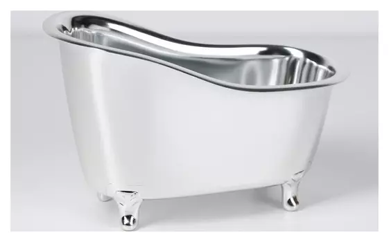 Ванна декоративная «Серебро», 19,5 х 10 х 12,5 см