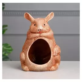 Ванна для шиншилл, коричневая, 24 см