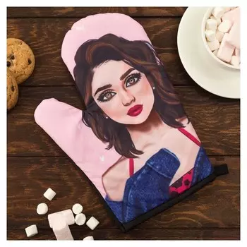 Варежка этель Love Life "Милашка" 26*16 см, 100% п/э