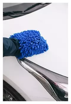 Варежка для мытья микрофибра 24x19x4 см