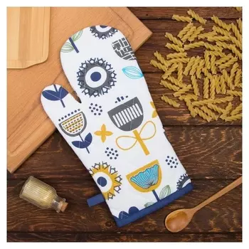 Варежка-прихватка "Эклектика" 18х32см, 130 гр/м2, 100% хлопок