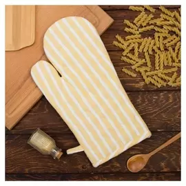 Варежка-прихватка "Натурэль" 18х33см, 170 гр/м2, 100% хлопок