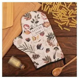 Варежка-прихватка "Nature Forest" 20х28см,саржа, 100% х/л, ватин 250г/м2