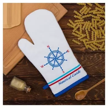 Варежка-прихватка "Регата" 18х32см, 130 гр/м2, 100% хлопок