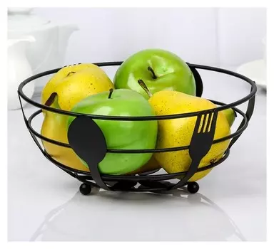 Ваза для фруктов 22х22х9 см