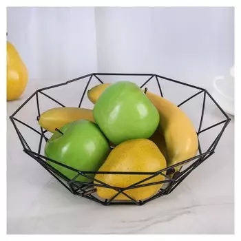 Ваза для фруктов 25×25×8 см "Геометрия"