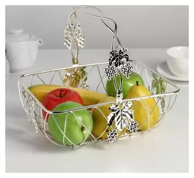 Ваза- фруктовница "Виноград" 27х21 см