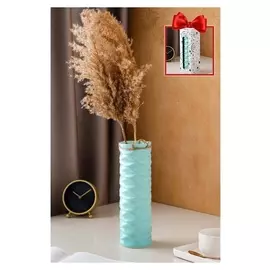 Ваза керамическая "Инфинити", настольная, в подарочной коробке, тиффани, 29 см