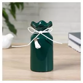 Ваза керамика настольная "Шона" 6,3х7х14 см,(Диаметр отверстия 3см)