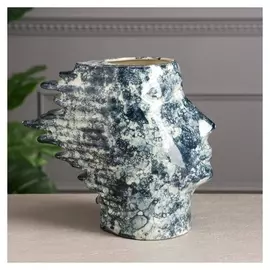 Ваза настольная "Афродита", под мрамор, 24 см