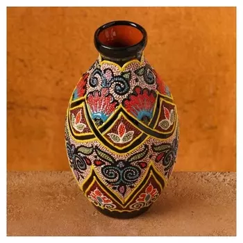 Ваза риштанская керамика 17см