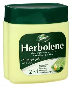 Вазелин для кожи Dabur Herbolene алоэ вера и витамин Е, увлажняющий