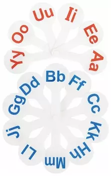 Веер-касса "Английские гласные и согласные" юнландия, набор 2 штуки, европодвес, 270561