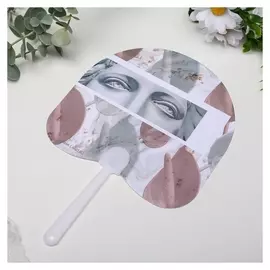 Веер-опахало "Скульптура - античность" 21х13 см