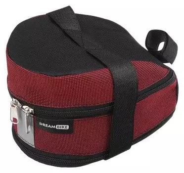 Велосумка под седло большая Dream Bike, цвет красный