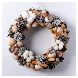 Венок праздничный «Зимняя сказка», ручная работа