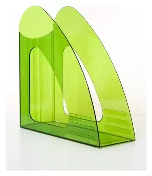 Вертикальный накопитель Attache 90мм прозрачный зеленый