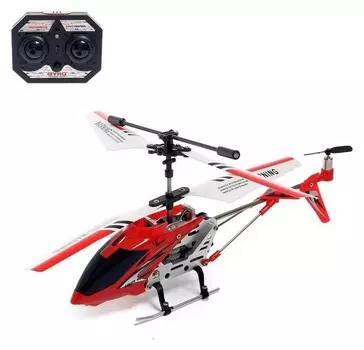 Вертолет радиоуправляемый SKY с гироскопом, цвет красный